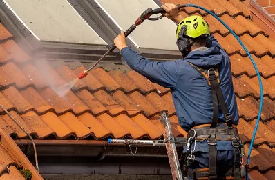 Démoussage et hydrofuge de toiture à Cliousclat